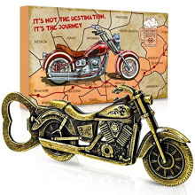 Novelty Christmas Gifts for Men Dad - Unique Motorbike Beer Gifts for Men Dad Him Brother Uncle Grandad Husband Christmas Stocking Fillers Birthday