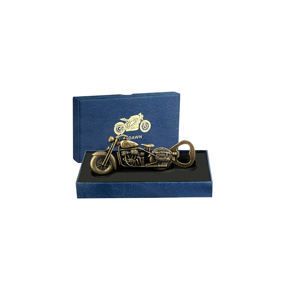 Novelty Unique Motorcycle Beer Gifts for Men, Vintage Motorcycle Bottle Opener, Christmas Stocking Fillers for Dad Men, Valentines Gift Fathers Day
