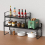Expandable Shelf Kitchen Cupboard Organizer, Stackable Cabinet Shelf Organizer Storage Rack, Countertop Organizer Kitchen Pantry Cupboard Organization 5