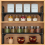 Expandable Shelf Kitchen Cupboard Organizer, Stackable Cabinet Shelf Organizer Storage Rack, Countertop Organizer Kitchen Pantry Cupboard Organization 6
