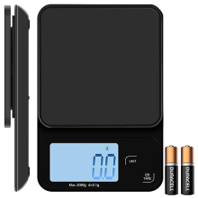 Digital Coffee Scale with Timer, Multifunctional Kitchen Scale, 5kg/0.1g Electronic Coffee Scale, LED Hidden Screen Food Scale Espresso, Electronic