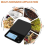 Digital Coffee Scale with Timer, Multifunctional Kitchen Scale, 5kg/0.1g Electronic Coffee Scale, LED Hidden Screen Food Scale Espresso, Electronic 7
