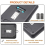 Digital Coffee Scale with Timer, Multifunctional Kitchen Scale, 5kg/0.1g Electronic Coffee Scale, LED Hidden Screen Food Scale Espresso, Electronic 8
