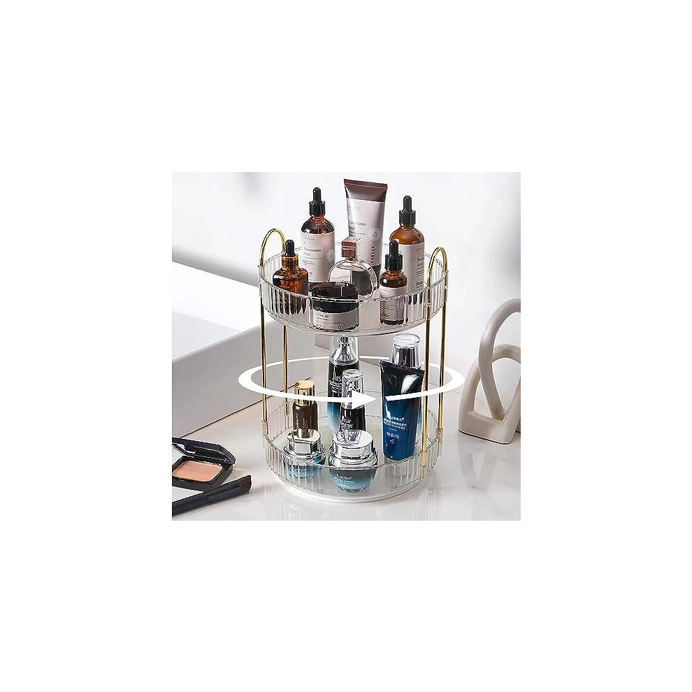 makeup-organiser-360-rotating-spinning-skincare-cosmetic-organiser-2-tier-large-spinny-make-up-storage-organiser-shelf-for-perfume--vanity-dresser