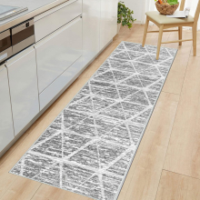 Carpet Runners for Hallways Non Slip Washable Runner Rugs Long Soft Kitchen runner Grey Hallway Hall Runners for Bedroom Hallways Living Room Kitchen