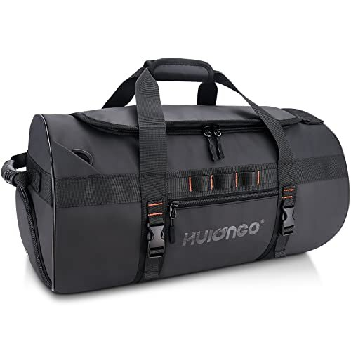 Gym Bag Durable Sports Bag Mens Travel Bag 30L Holdall Duffle Bag Backpack with Shoe Compartment Waterproof Overnight Weekend Bag for Men Women on OnBuy