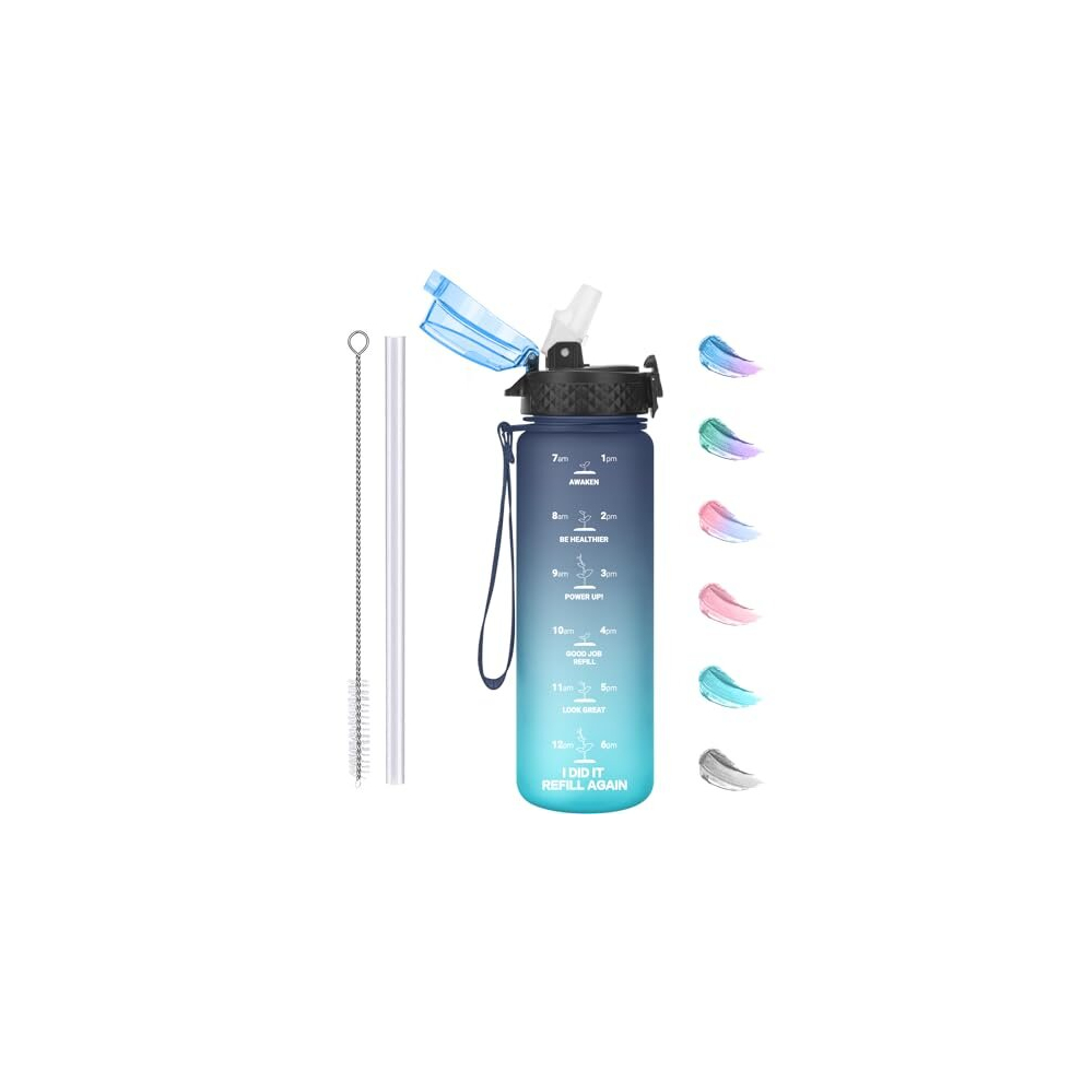 500Ml/17Oz Kids Water Bottles With Straw Bpa Free Childrens Water Bottle Leakproof Drinks Bottle For School Tritan Girl Boy Sports Water Bottle Goppus