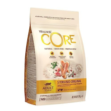 Sterilised Original, Dry Cat Food, Cat Food Dry for Sterilised Cats, Grain Free, High Meat Content, Turkey & Chicken, 300 g