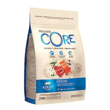 Wellness CORE Adult Ocean Grain-Free Salmon & Tuna Dry Cat Food - Healthy Skin & Shiny Coat, 300 g (10714)