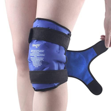 Ice Pack for Knee Replacement Surgery, Reusable Gel Cold Pack Knee Ice Pack Wrap Around Entire Knee for Knee Injuries, Knee Ice Wrap for Pain Relief,