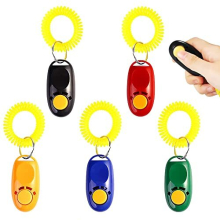 5 Pack Clickers for Dog Training, Practical Dog Clicker Training, Pet Training Clickers Tool, Colorful Dog Clickers Button Training Clickers Dog