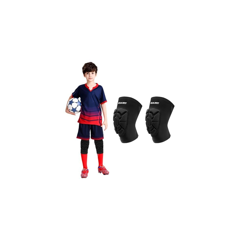 Soft Dance Knee Pads for Kids,Elastic Knee Protectors for Volleyball Handball Football MTB Goalkeeper Basketball Gymnastics Wrestling Martial Arts,M-image-OPC-PD78G75-NEW