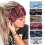 Fashion Headbands for Women's Hair Head Scarfs Hairband Turban Flower Cotton Headbands Wide Yoga Sport Headband Head Wrap (P6Cash) 1