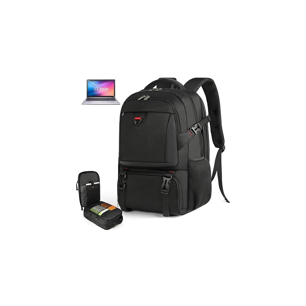 Laptop Backpack 17.3 Inch With Insulated Lunch Compartment And Usb Port Waterproof Cooler Bag Tsa Friendly Travel Picnic Backpack For Men Women 5014286144407