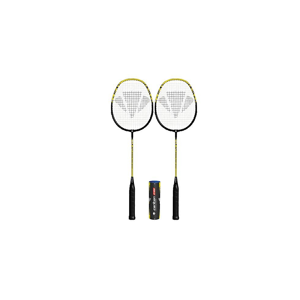 Carlton Badminton Rackets (2 Player, 4 Player and Family Options) (Aeroblade Yellow/Black 3000-2 Player Set)