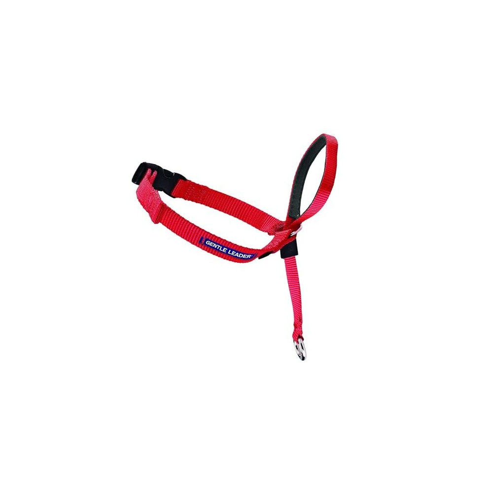Gentle Leader Headcollar, No-Pull Dog Collar â Perfect for Leash & Harness Training â Stops Pets from Pulling and Choking on Walks â Large, Red