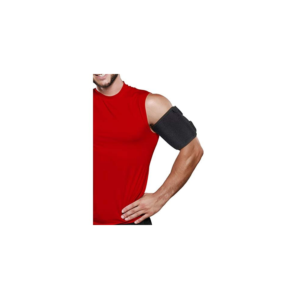 Armstrong Amerika Bicep Tendonitis Brace Compression Sleeve - Triceps & Biceps Muscle Support For Upper Arm Tendonitis Pain Relief Or Bicep Strains (Bicep 11 To 16")