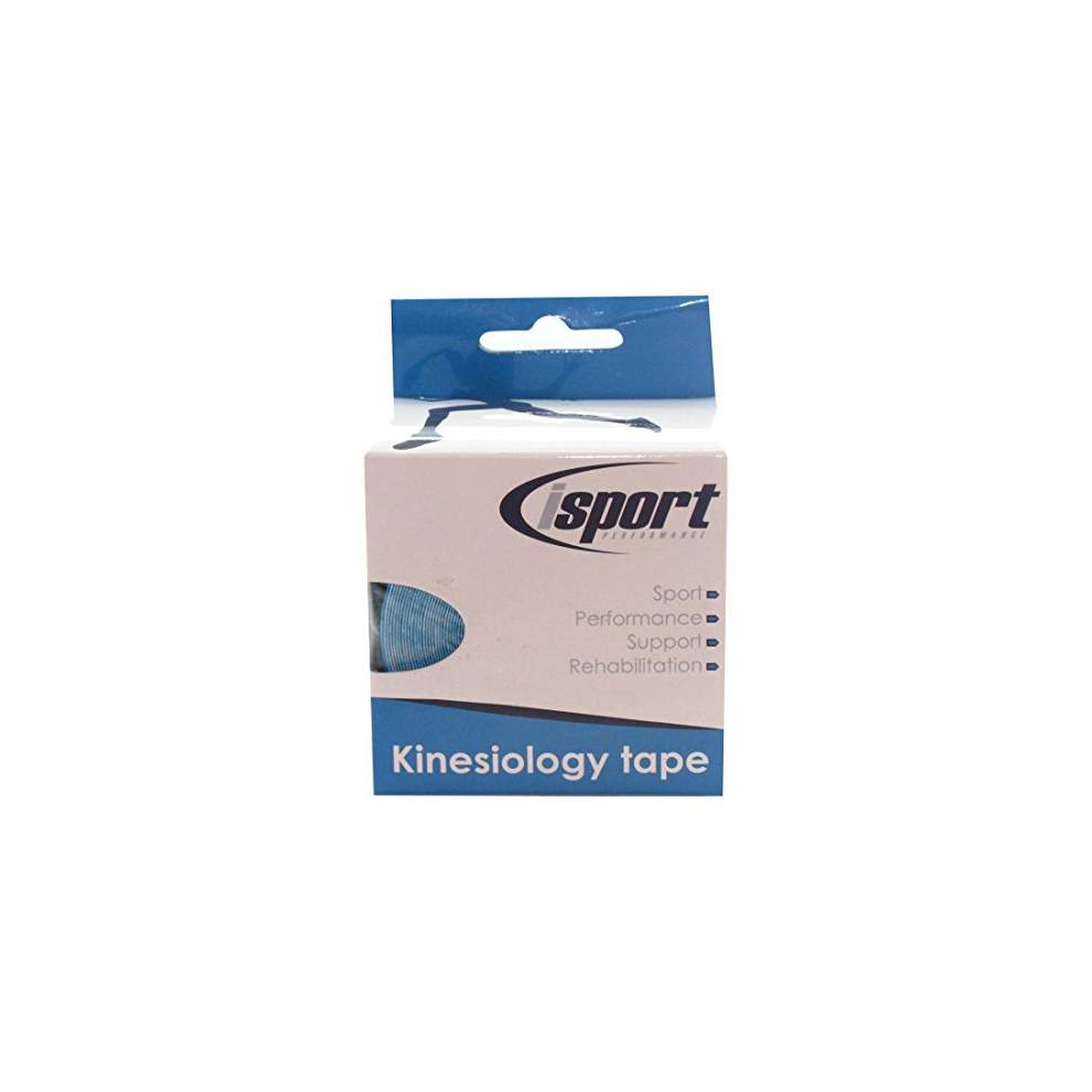 Photos - Braces / Splint / Support Kinesiology Tape, Blue, 5cm x 5m Roll - for Sports Injuries - Physiotherapeutic Activities