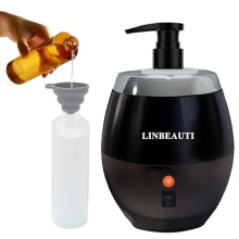 Massage Oil Warmer with One Oil Bottle Dispenser, Lotion Bottle Warmer Dispenser Heater, Lube Gel Cream Warmer for Home Pro Salon Spa Massage(Black?
