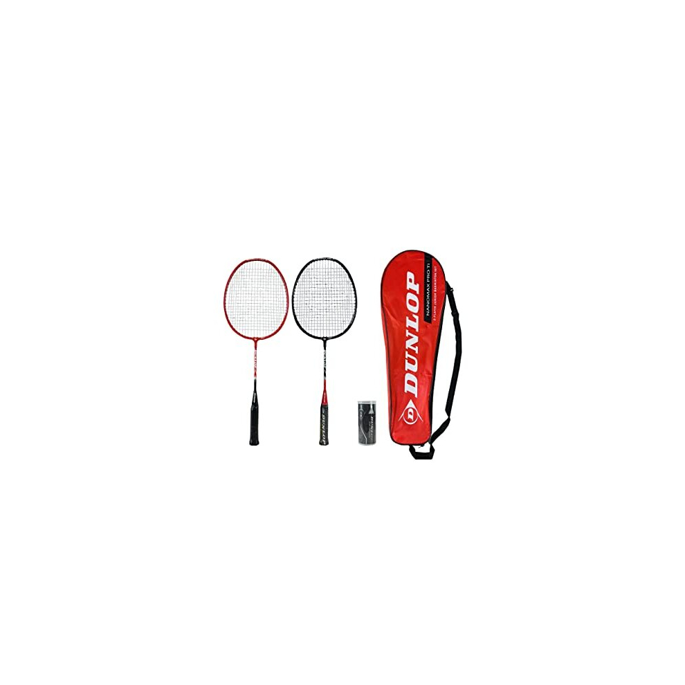 Nanomax Pro Ti 2 Junior Player Badminton Set inc 3 Shuttles and Carry Case