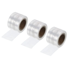 27 Yard x 1.2 Inch Badminton Grip Cushion Wrap, 3 Pack PE Tennis Racket Grip Tape Backing Film Handle Anti Skid Cushion Accessories, Clear