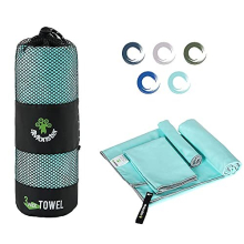 3 Size Microfibre Gym Towels at 1 Pack, Quick Dry Travel Towel Ultra Lightweight, Super Absorbent Spots Beach Camping Towel for Gym Beach Camping