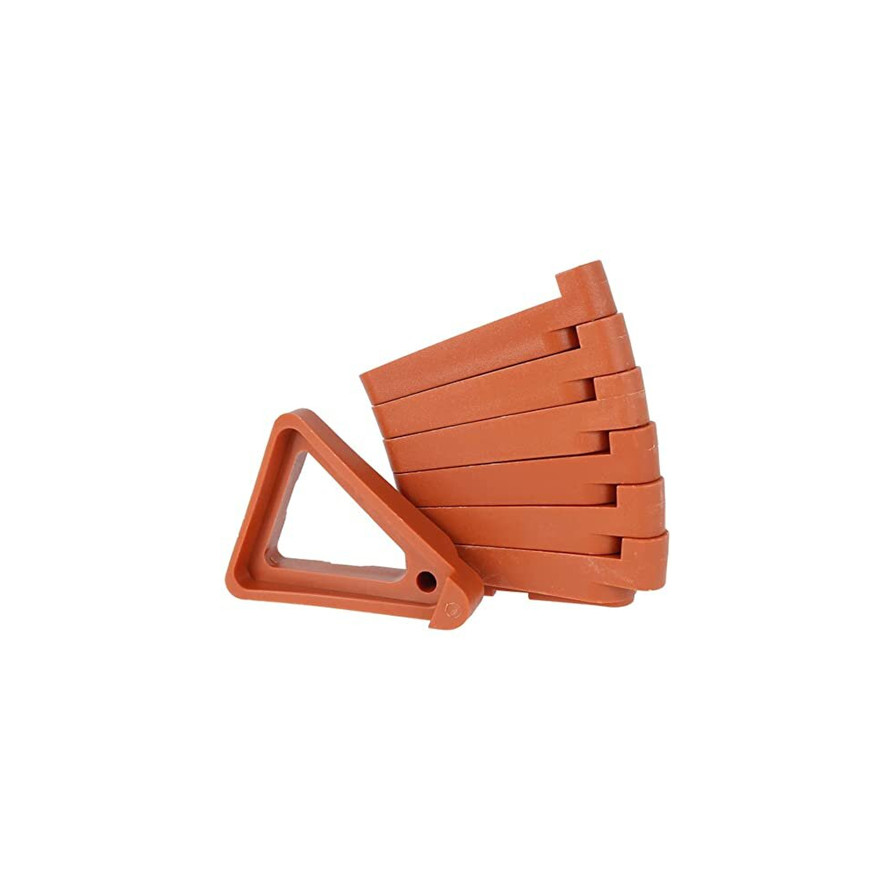 24 Pcs Pots Feet Plant Flower Invisible Pot Risers Triangle Toes Lifters Plastic Planters Stand for Better Water Drainage Indoor and Outdoor Garden