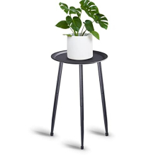 Indoor Plant Stand, Height 50 cm/19.7 Inch Mid Century Plant Stand Plant Table for Flower Pots, Heavy Duty Metal Tall Plant Holder, Modern Home Decor