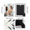 4 Pack Photo Frames,5x7 Picture Frames with Silver Mirrored Glass, Multi Picture Frames for Tabletop Display 2