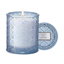 Candle Gifts for Women, Natural Soy Wax Citron Mint Scented Candle Gift Set, 8.1Oz/230g Large Candle, 55 Hours Long Burning, Glass Jar Candles for