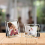 4 Pack Photo Frames,4x6 Picture Frames with Silver Mirrored Glass, Multi Picture Frames for Tabletop Display 3