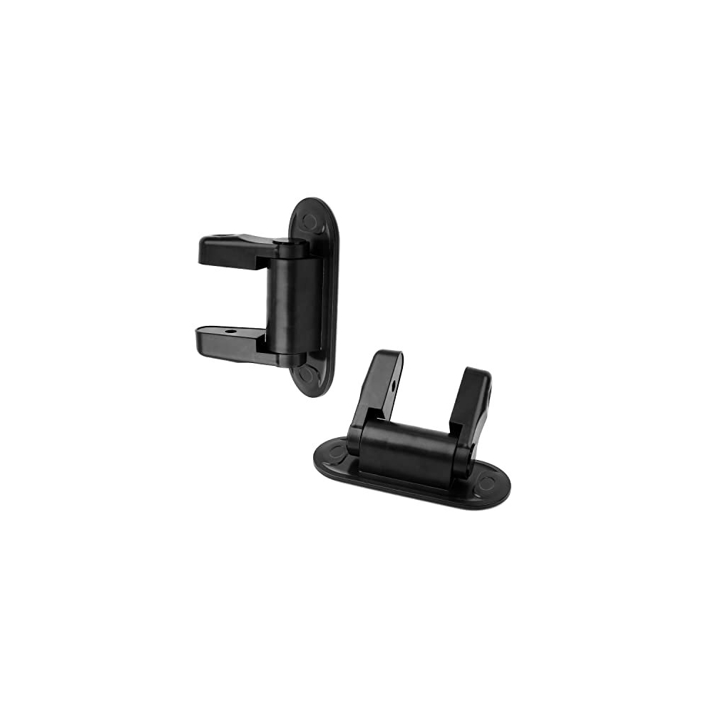 2 PCS Door Locks Without Drilling, DEANKEJI Bedroom Door Locks No Drilling, Black Temporary Door Lock, 180 Degree Rotation Door Lever Lock for Bedroom