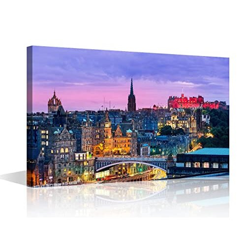 Edinburgh Wall Art Cityscape Natural Landscape HD Picture Prints on ...