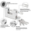 5 Keys Super Heavy Duty Padlock Lock for Garage Warehouse Shipping Container , Silver 3