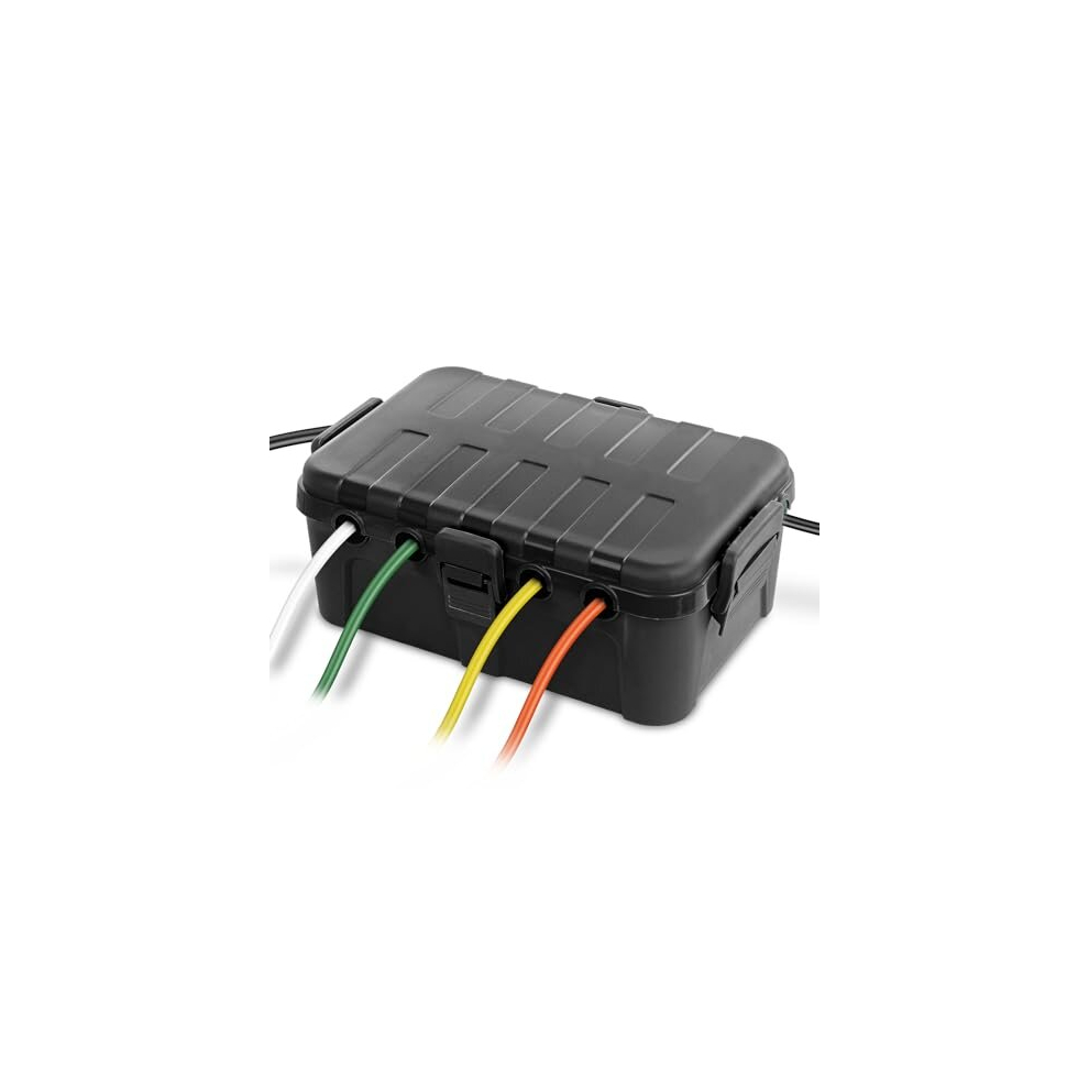 Extra Large Weatherproof Electrical Box (32 X 22 X 13 Cm), Ip54 Waterproof Outdoor Extension Lead Cover, Protect Outlet, Plug, Socket, Timer, Power 5014286173926