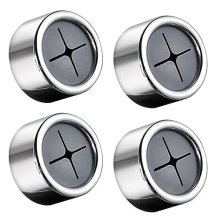 4 Pcs Tea Towel Holders, Self-Adhesive Round Towel Holder, Push in Towel Holder, Holders for Tea Towels, Towel Hooks for Bathroom, Kitchen and Home,