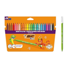 Kids Kid Couleur, Washable Felt Tip Pens, Ideal for School, Assorted Colouring Pens, 24 Count (Pack of 1)