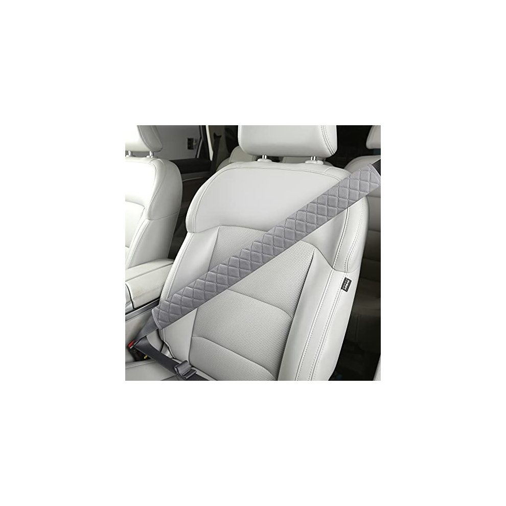 Extra Long Seatbelt Covers For Adults Kids Women & Men, Super Soft Car Seat Belt Strap Cushion For Sedan Suv Trucks, Shoulder Neck Chest Protector Pad 5014286191197