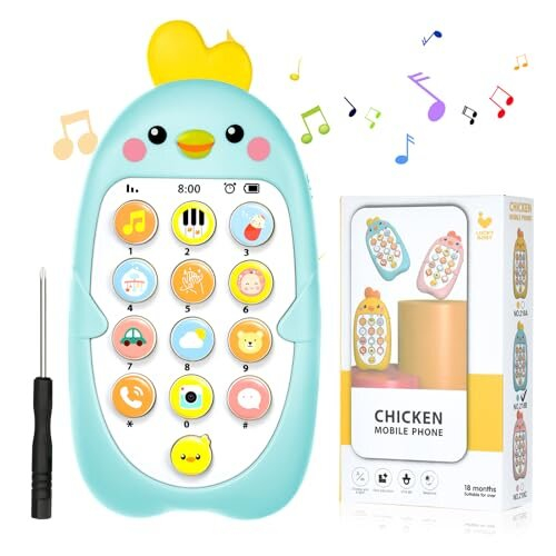 Baby Mobile Phone Toy, Kids Mobile Phone Soft and Safe Baby Toy Phone