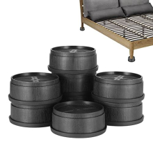 8PCS Bed Riser Heavy Duty Stackable Furniture Risers 1.5” 3” 6” Lift Height Adjustable Table Chair Sofa Riser Anti Slip Furniture Lift Pads