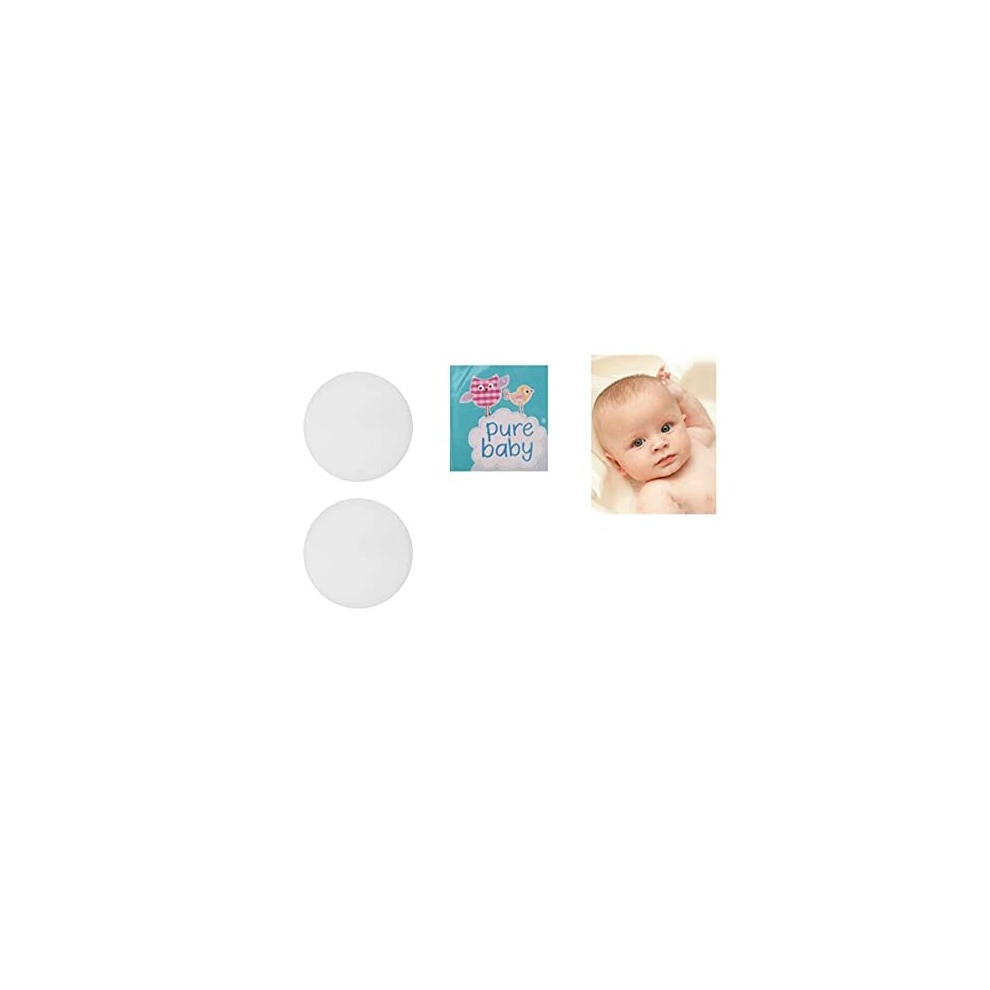 Baby Pure 2 Baby Bath Sponges Body Soft And Gentle On Newborn And Older Babies - Perfect For Sensitive Skin