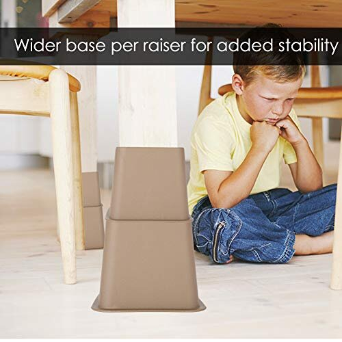 Sofa Raisers on Settees Elderly, Square Bed Riser Adjustable Plastic