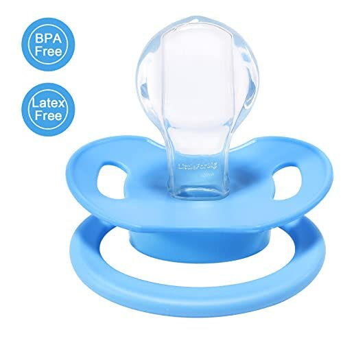 Bigshield Generation-II Adult Sized Pacifier Little Dreamers Pattern Blue 2
