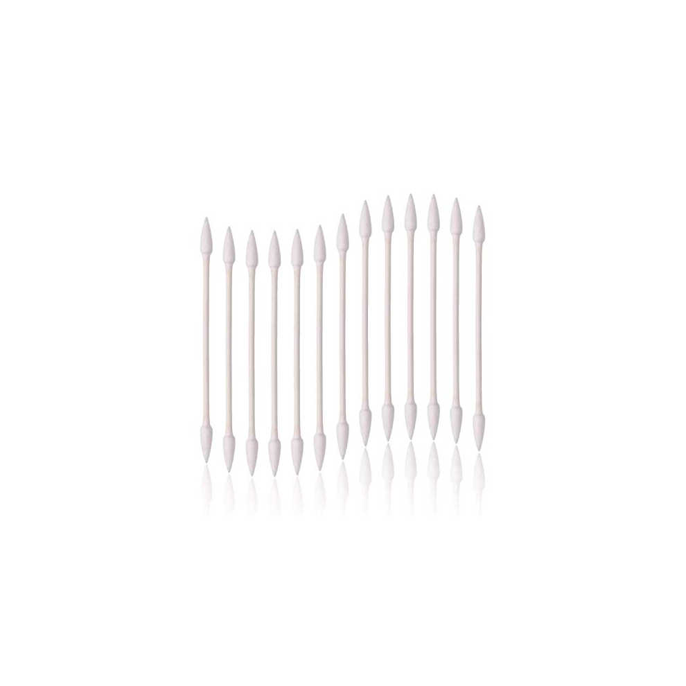 Jeanssar 800Pcs Cotton Swabs, Double Tipped Precision Tips Cotton Buds Multipurpose Safe Highly Absorbent Hygienic Cleaning Sterile Sticks (4 Packs, 1 Pack Of
