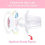 Bigshield Generation-II Adult Sized Pacifier White Vintage Pink Bear Pattern 6