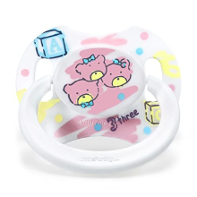 Bigshield Generation-II Adult Sized Pacifier White Vintage Pink Bear Pattern