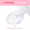 Bigshield Generation-II Adult Sized Pacifier White Vintage Pink Bear Pattern 5