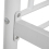 Metal Bunk Bed Single over Loft Bed Frame W/ Ladder Safety Guardrail 7