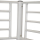 Metal Bunk Bed Single over Loft Bed Frame W/ Ladder Safety Guardrail 6