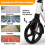 (White) Adult Kick Scooter with Double Shock Absorption 5